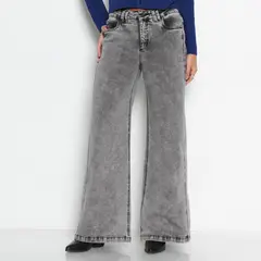 WADOS - Jeans Wide Leg Tiro Medio Mujer