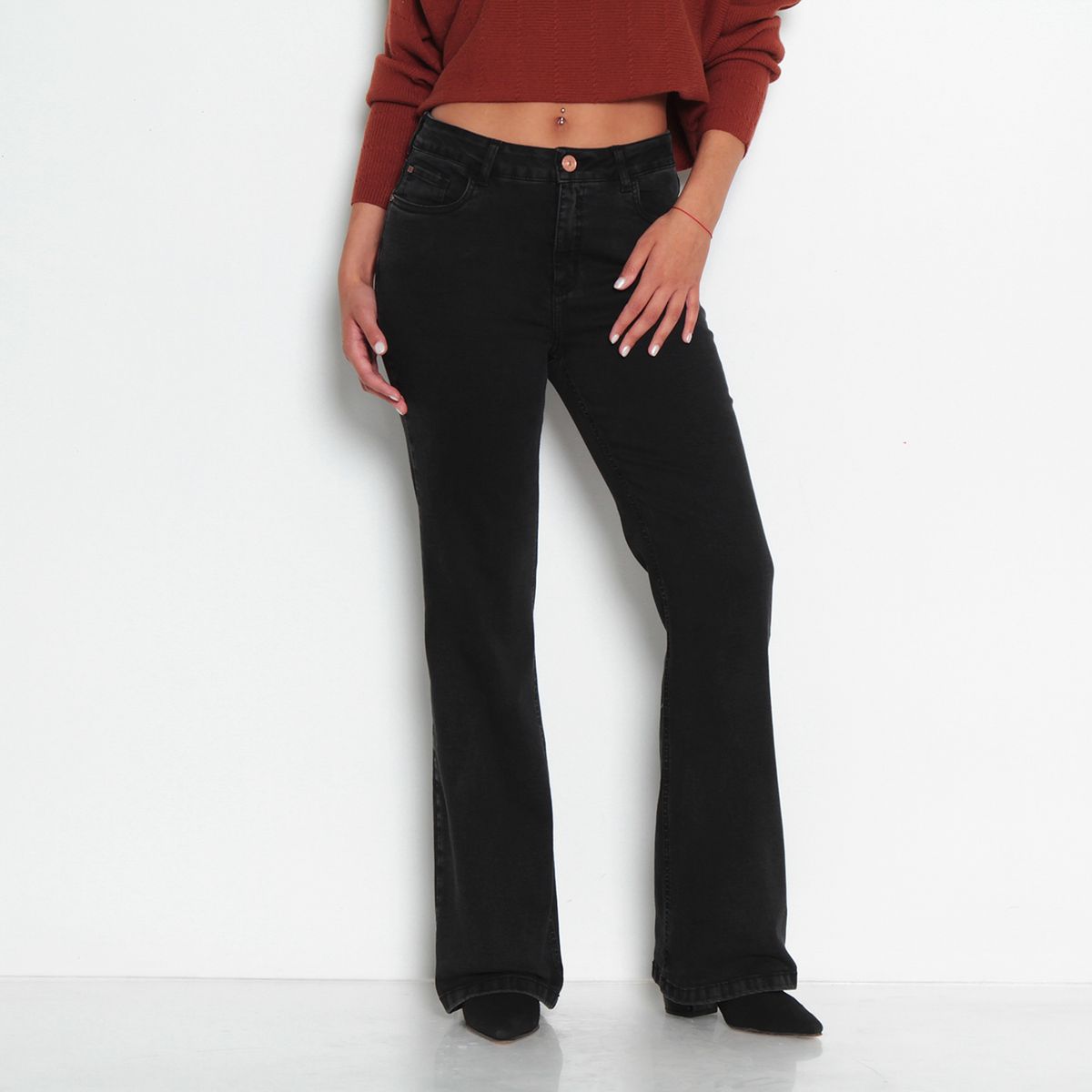 WADOS - Jeans  Fit Tiro Alto Mujer Wados