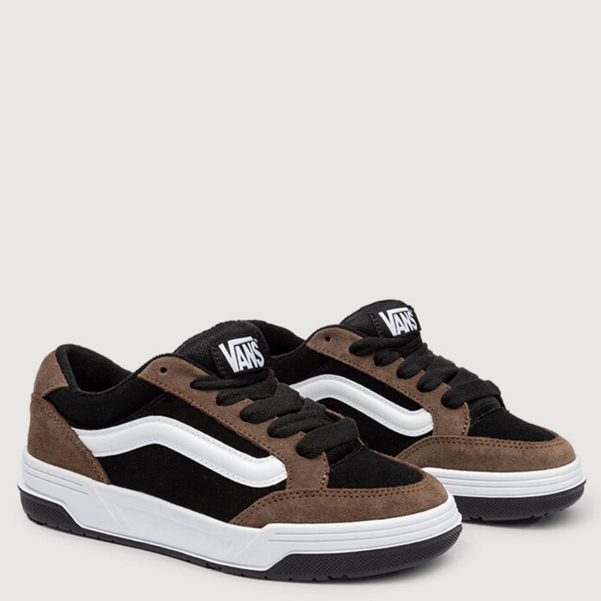 VANS - Hylane Zapatilla Urbana Niño Cuero Café Vans