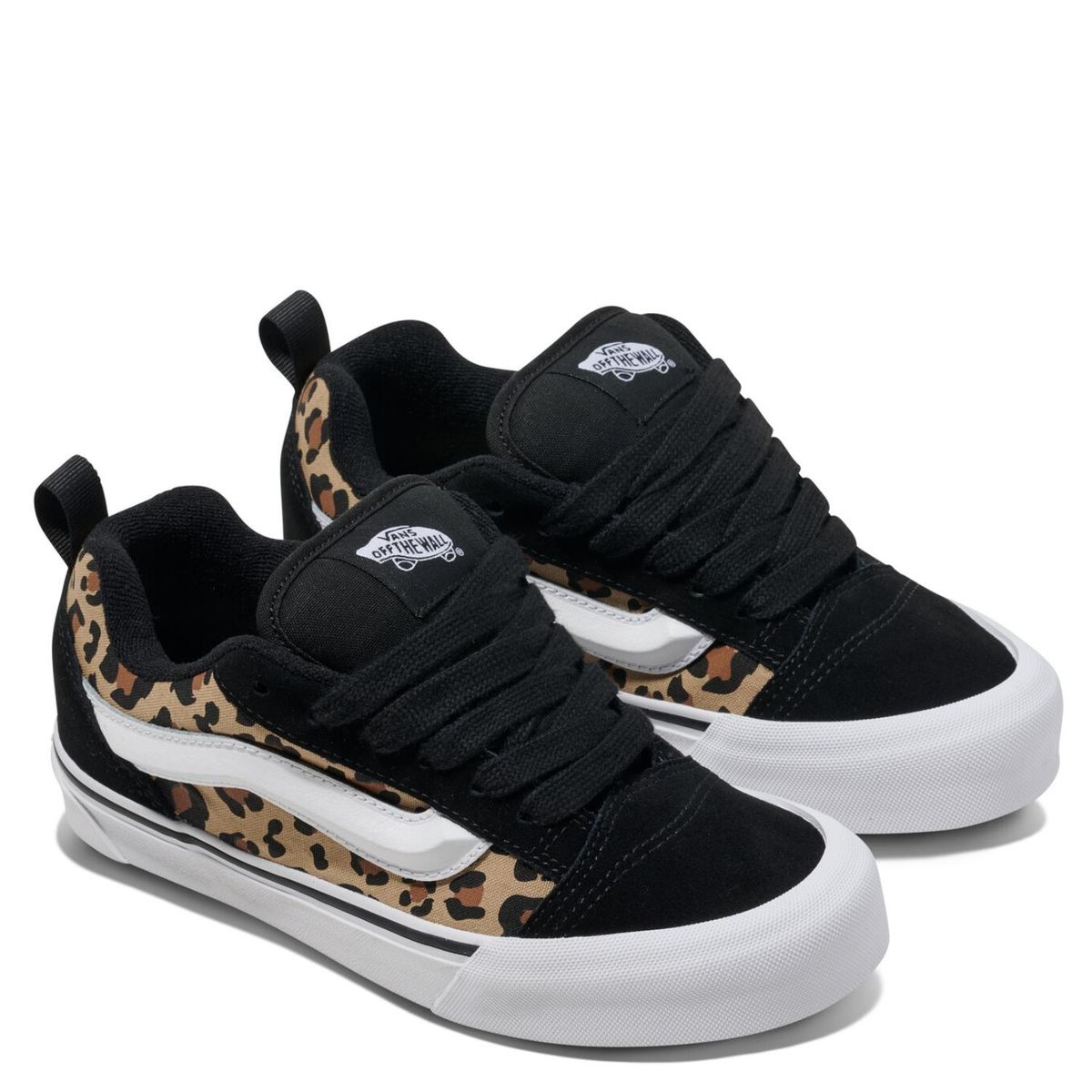 VANS - Knu Skool Zapatilla Urbana Niña Cuero Multicolor (34.5 a 39) Vans