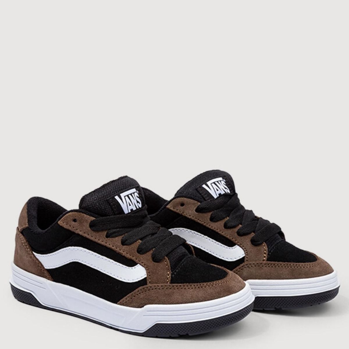 VANS - Hylane Zapatilla Urbana Niño Cuero Café (27 a 34) Vans
