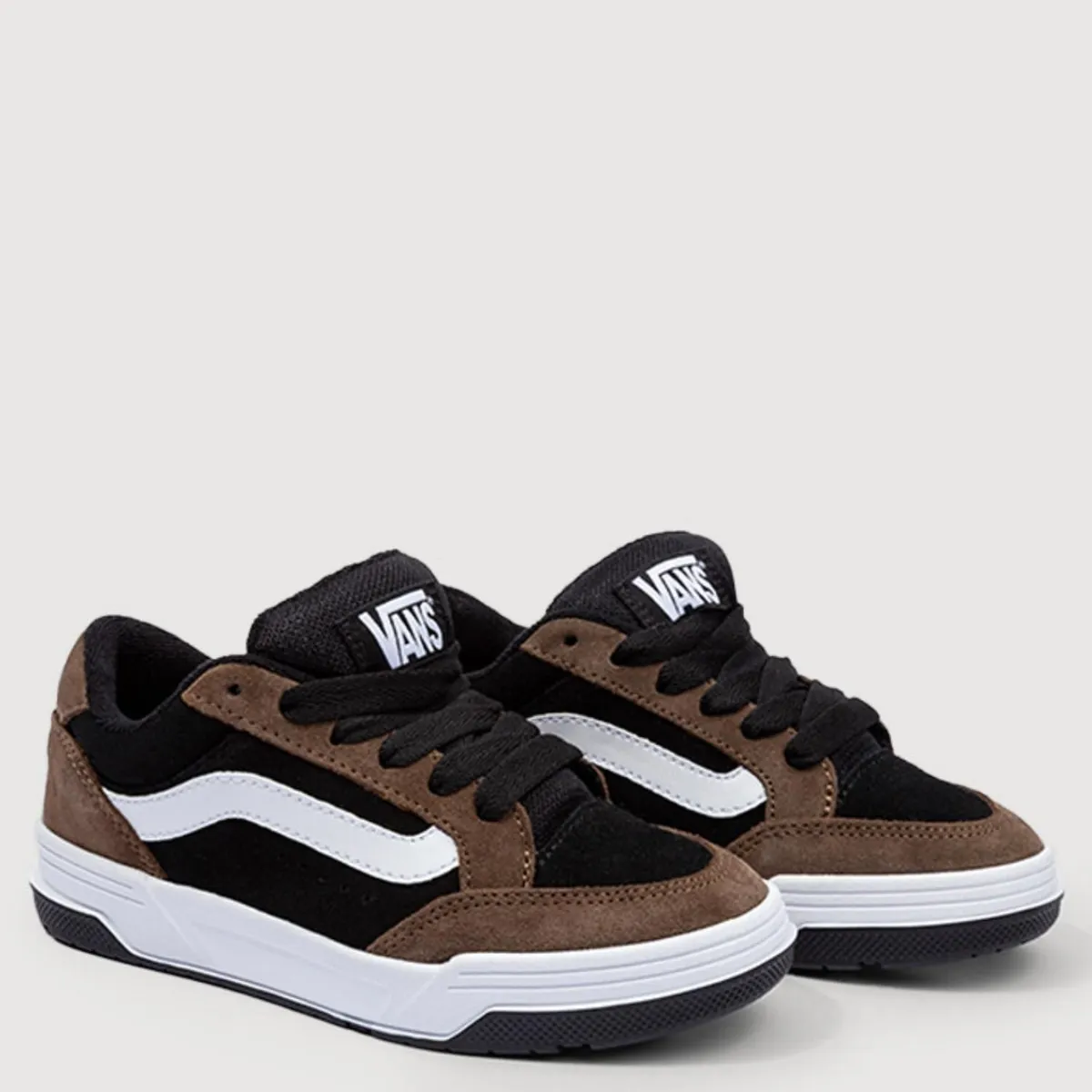 VANS - Hylane Zapatilla Urbana Niño Cuero Café (27 a 34) Vans