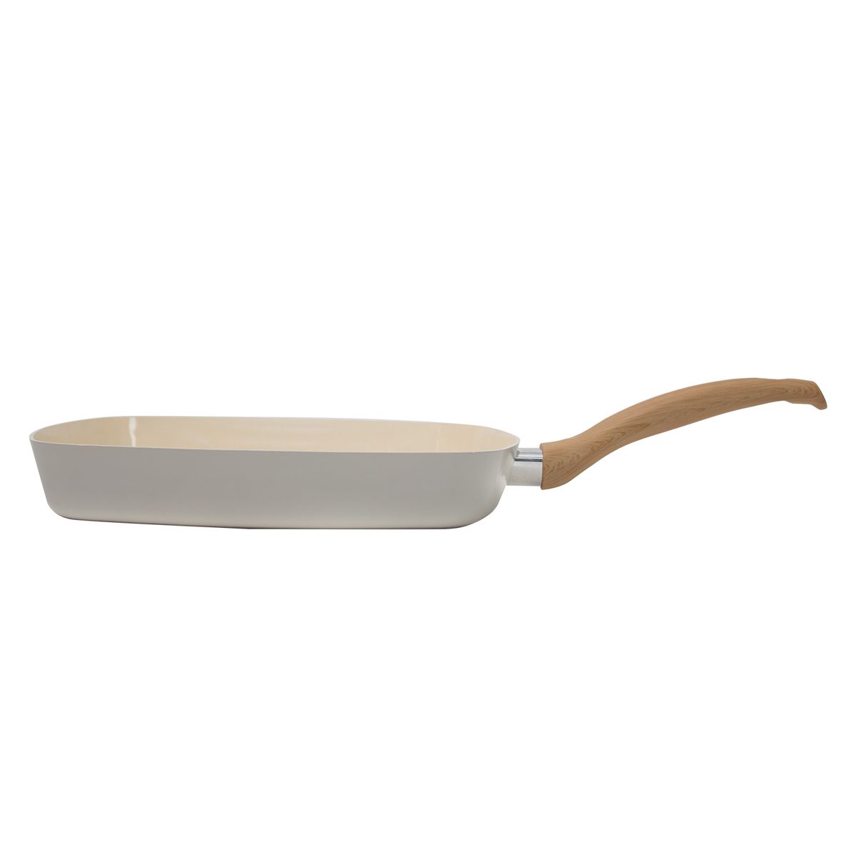 ILKO - Grill 28 Cm White Ceramic Ilko