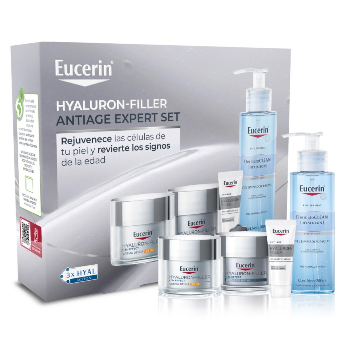 EUCERIN - Pack Eucerin DM26 Hyaluron Filler Silver
