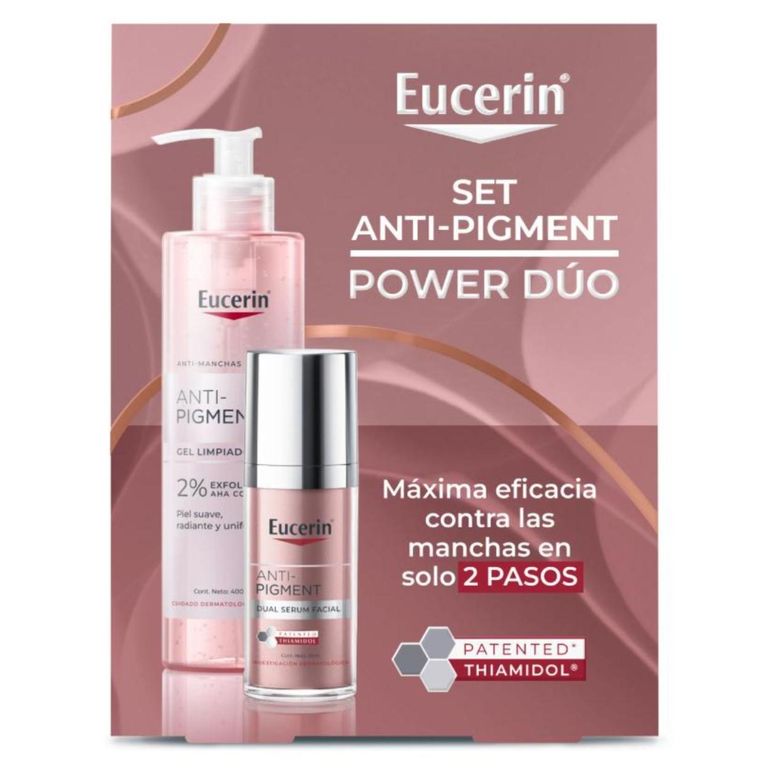 Set Anti-Pigment Gel Limpiador + Dual Serum Facial Antimanchas