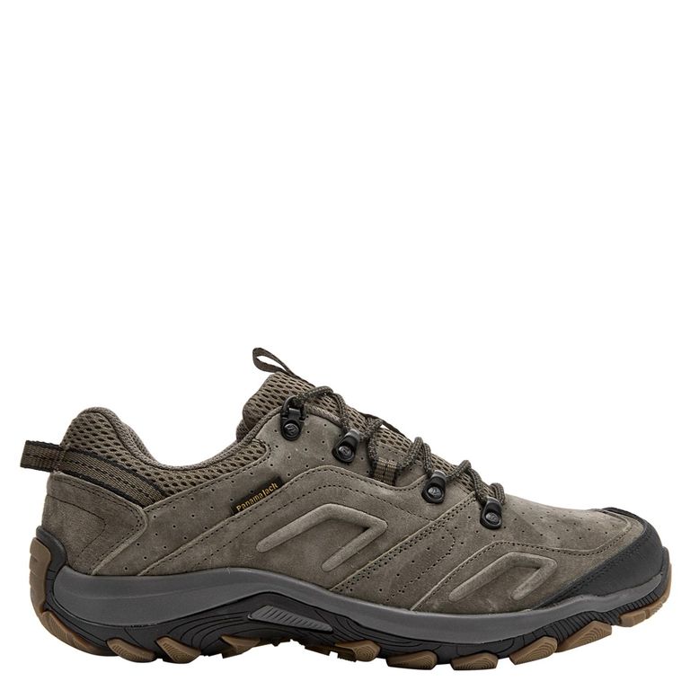 Zapatilla Urbana Hombre Cuero Verde