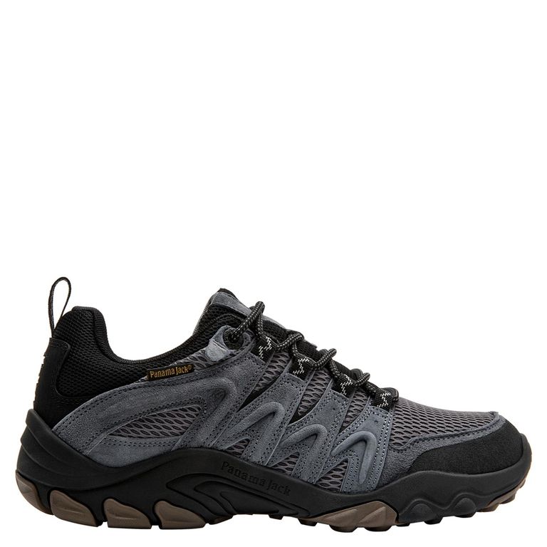 Zapatilla Urbana Hombre Cuero Gris