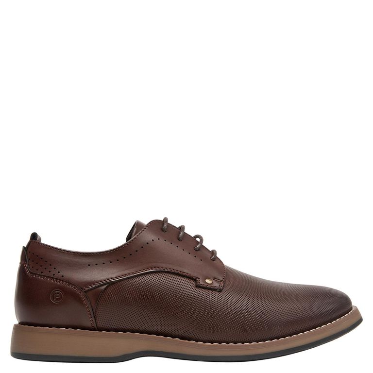 Zapato Casual Hombre Café Oscuro