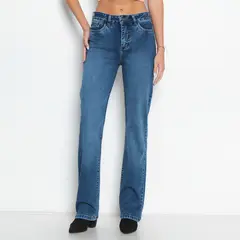 WADOS - Jeans Regular Tiro Alto Mujer
