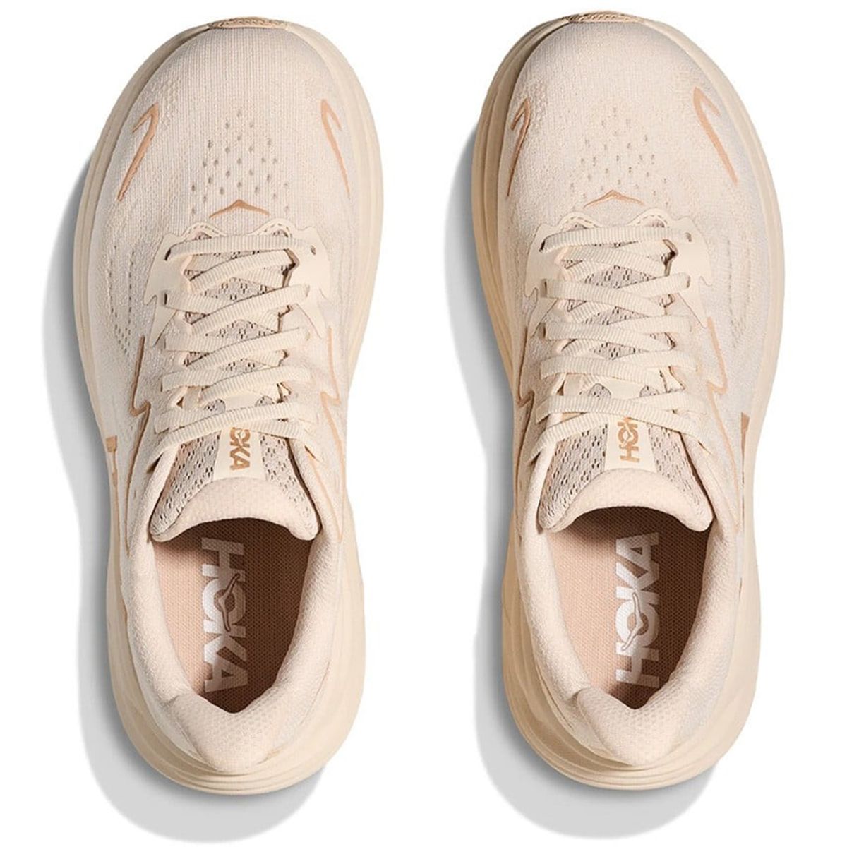 HOKA - Clifton 10 Zapatilla Running Mujer Beige Hoka