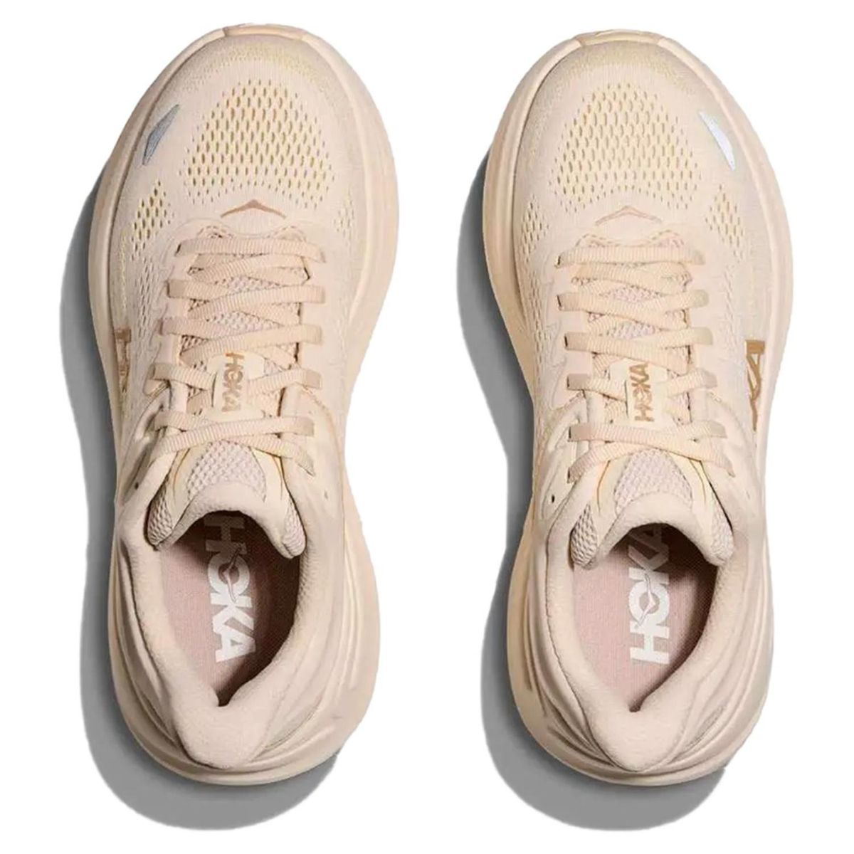 HOKA - Bondi Zapatilla Running Mujer Beige Hoka