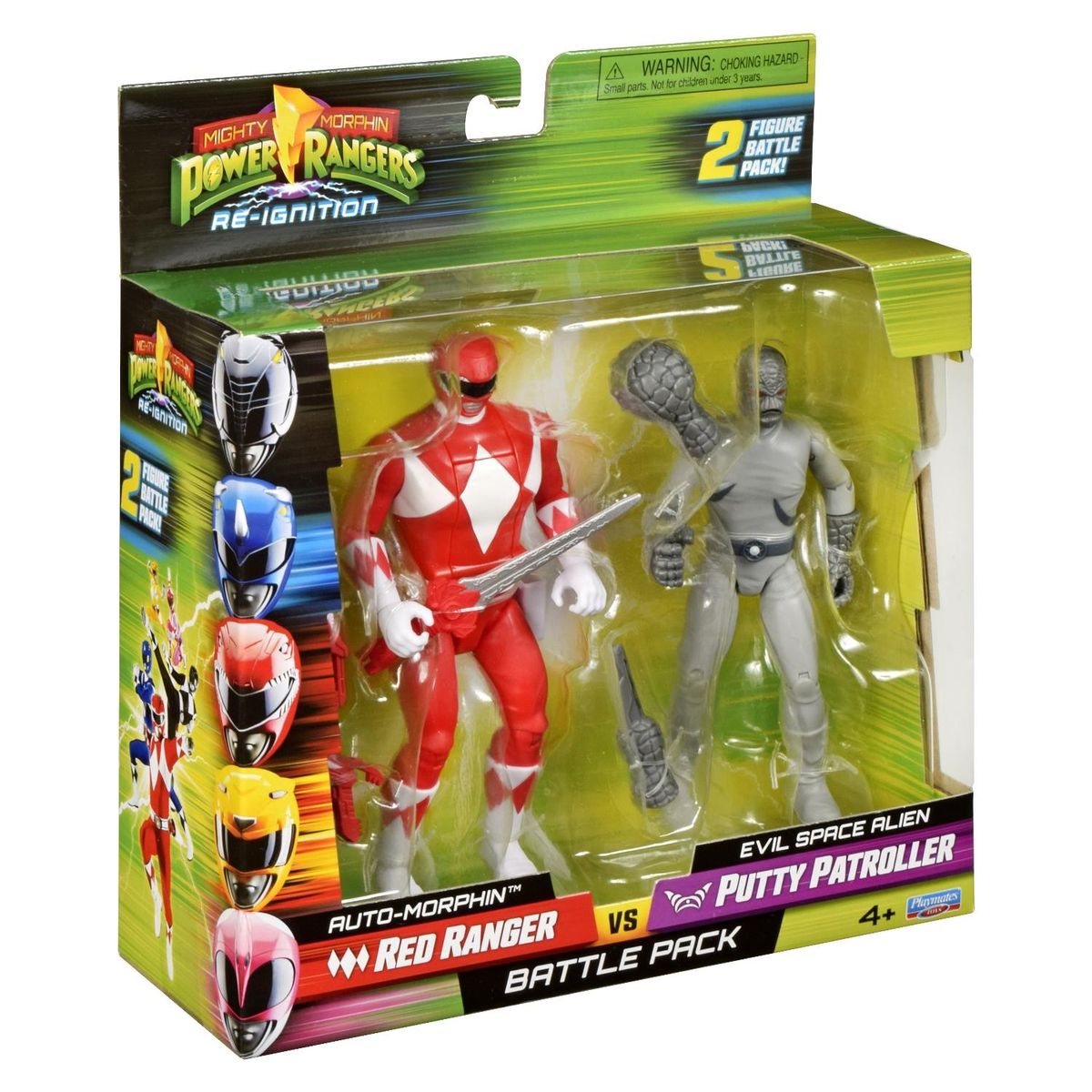 IMEXPORTA - Power Ranger Rojo Vs Putty Patroller 3 Unidades