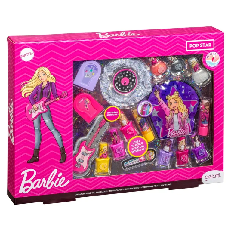 9 Esmaltes + Pinta Pelo + Scrunchie + Lima Barbie