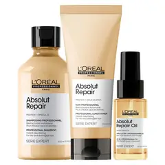 LOREAL PROFESSIONNEL - Shampoo 300ml + Acondicionador 200ml + Aceite 30ml Ar