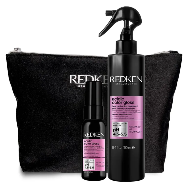 Set Brillo Intenso Cabello con Color Acidic Color Gloss Leave In 190ml + 30ml