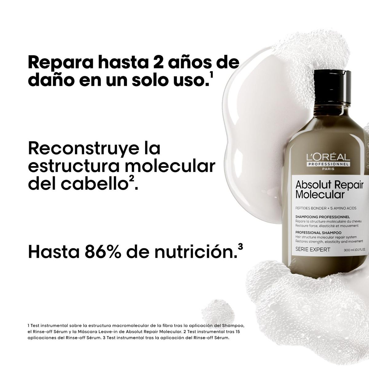 LOREAL PROFESSIONNEL - Shampoo 300ml + Mascara 250ml + Aceite 30ml Ar Loreal Professionnel