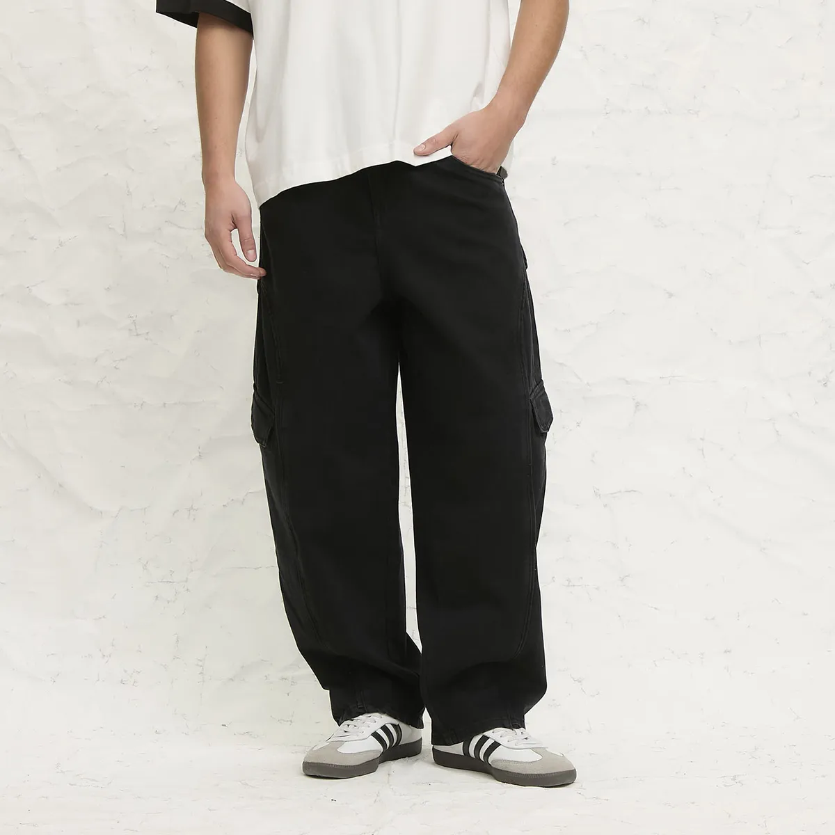 AMERICANINO - Jeans Baggy Tiro Medio Hombre Americanino