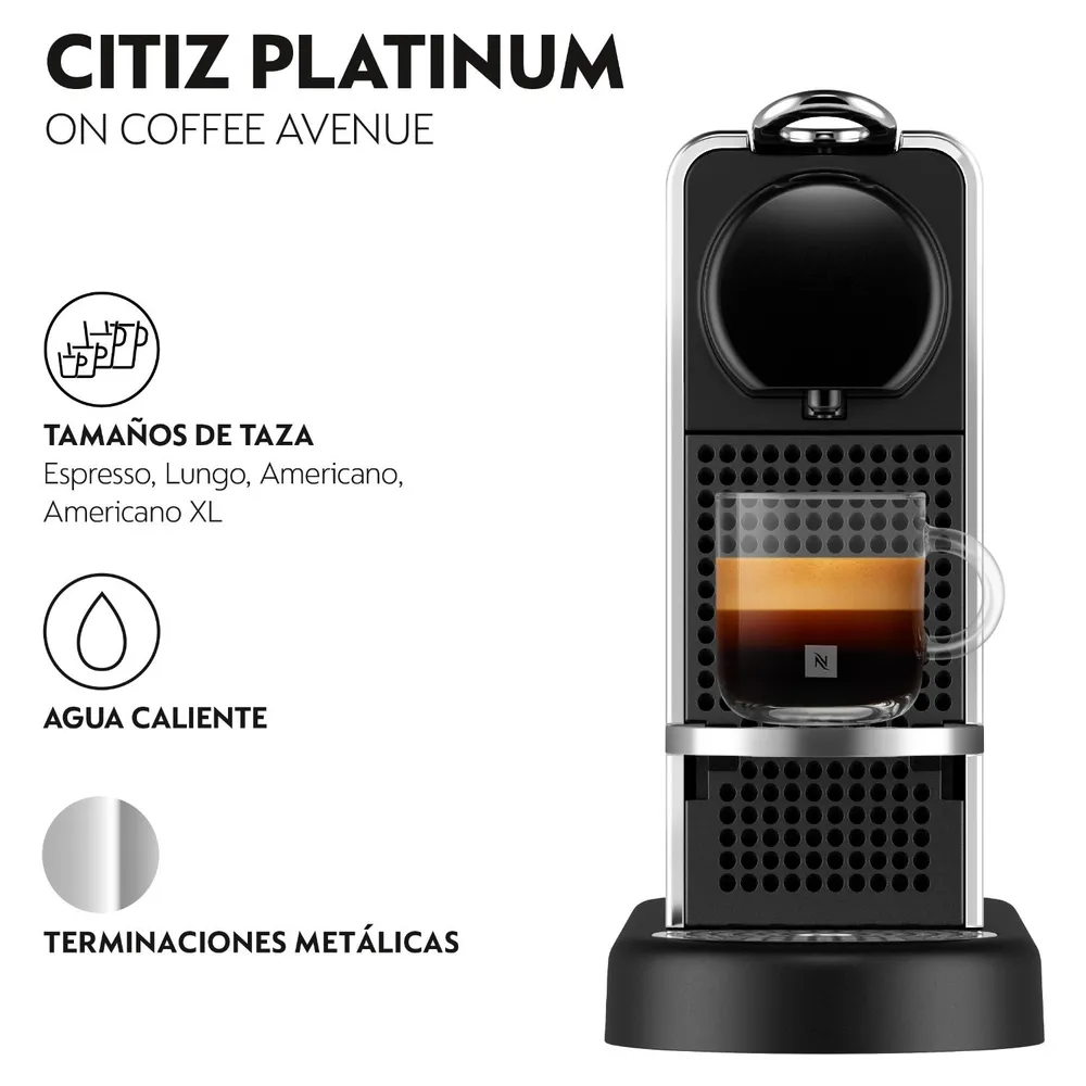 Nespresso Citiz Platinum Acero Inoxidable, foto 9