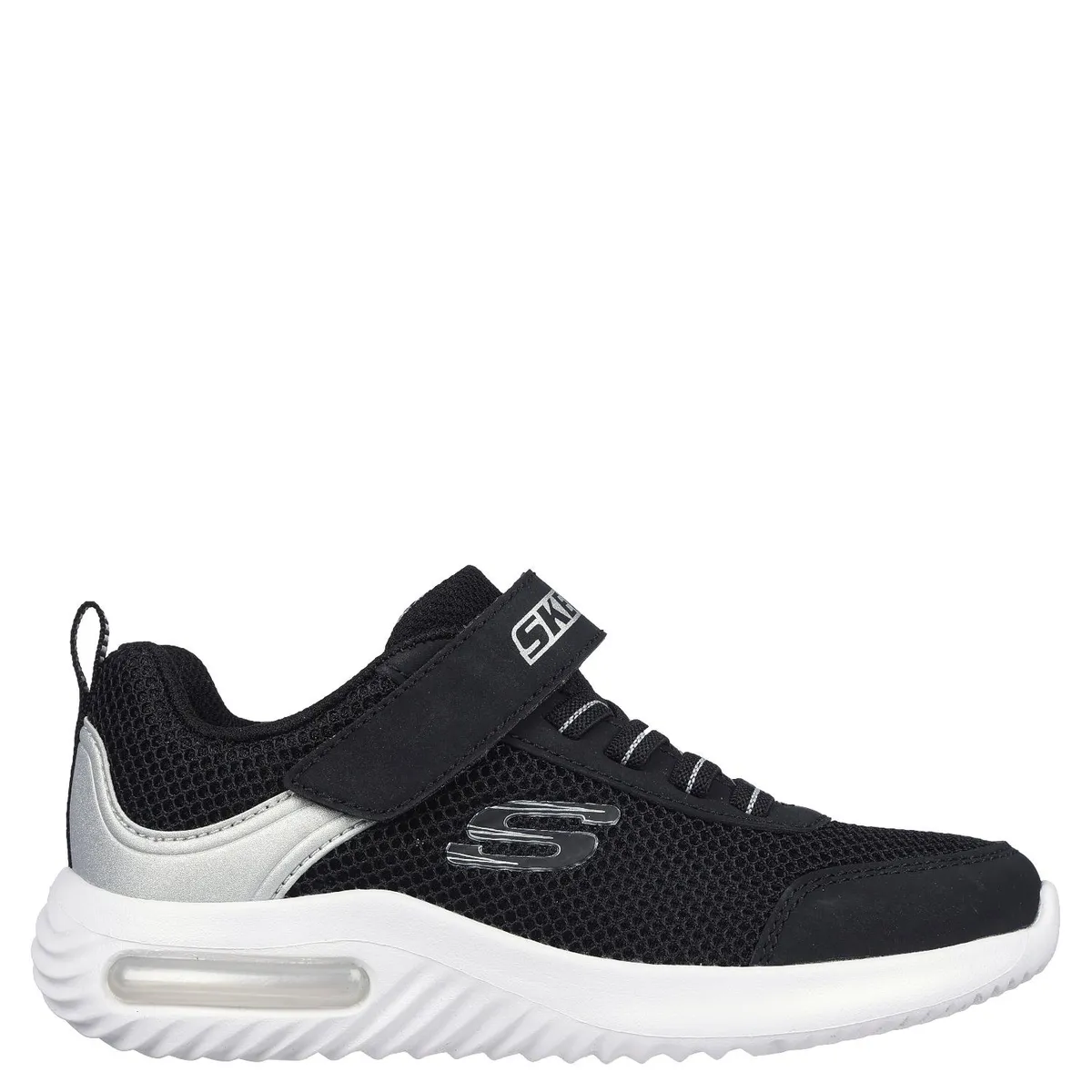 SKECHERS - Bounder Tech Zapatilla Urbana Niño Negro (26 a 33) Skechers