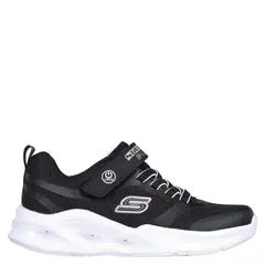 SKECHERS - Sola Glow Zapatilla Urbana Niña Negro (26 a 33)