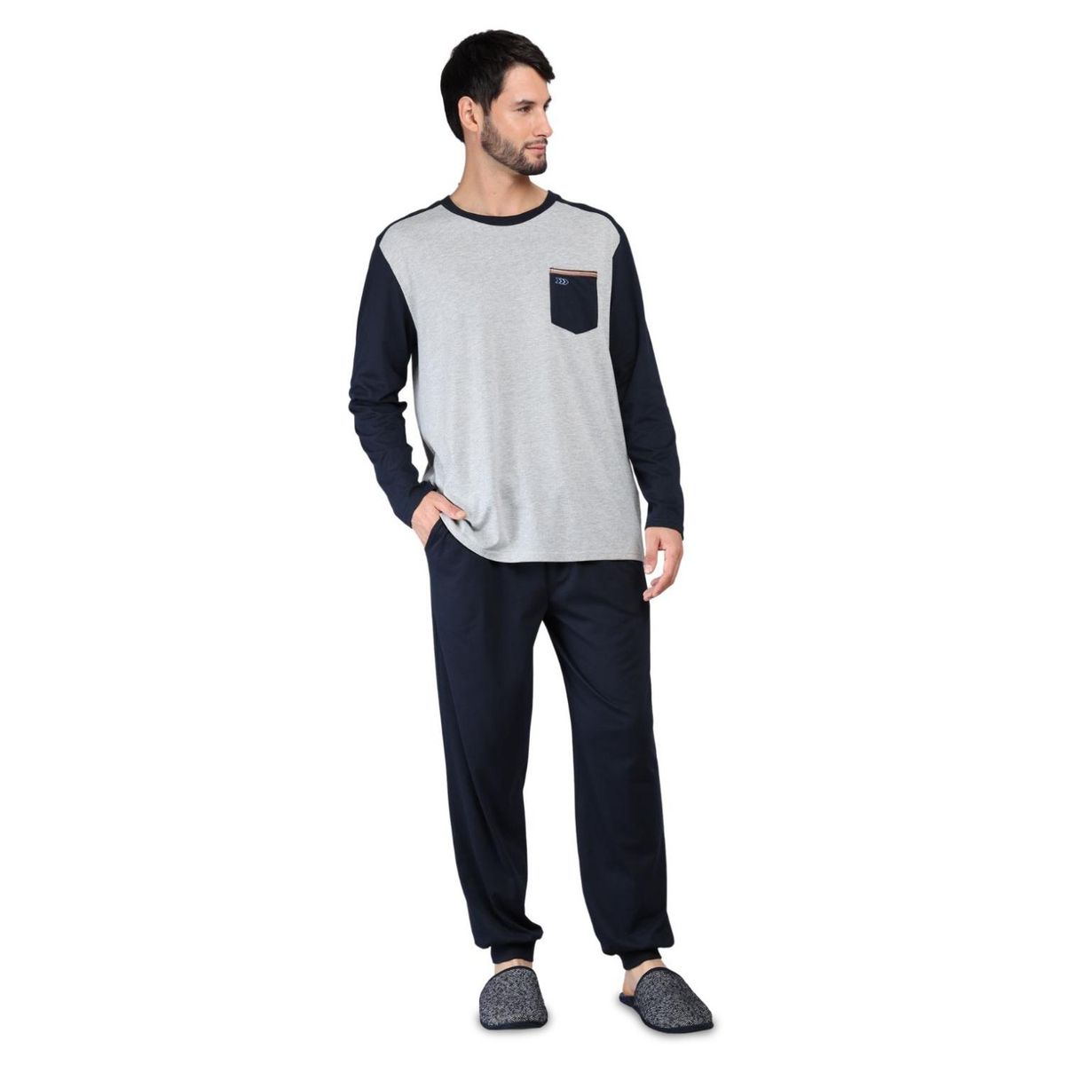 ARROW - Pijama Algodón Manga Larga Hombre Arrow