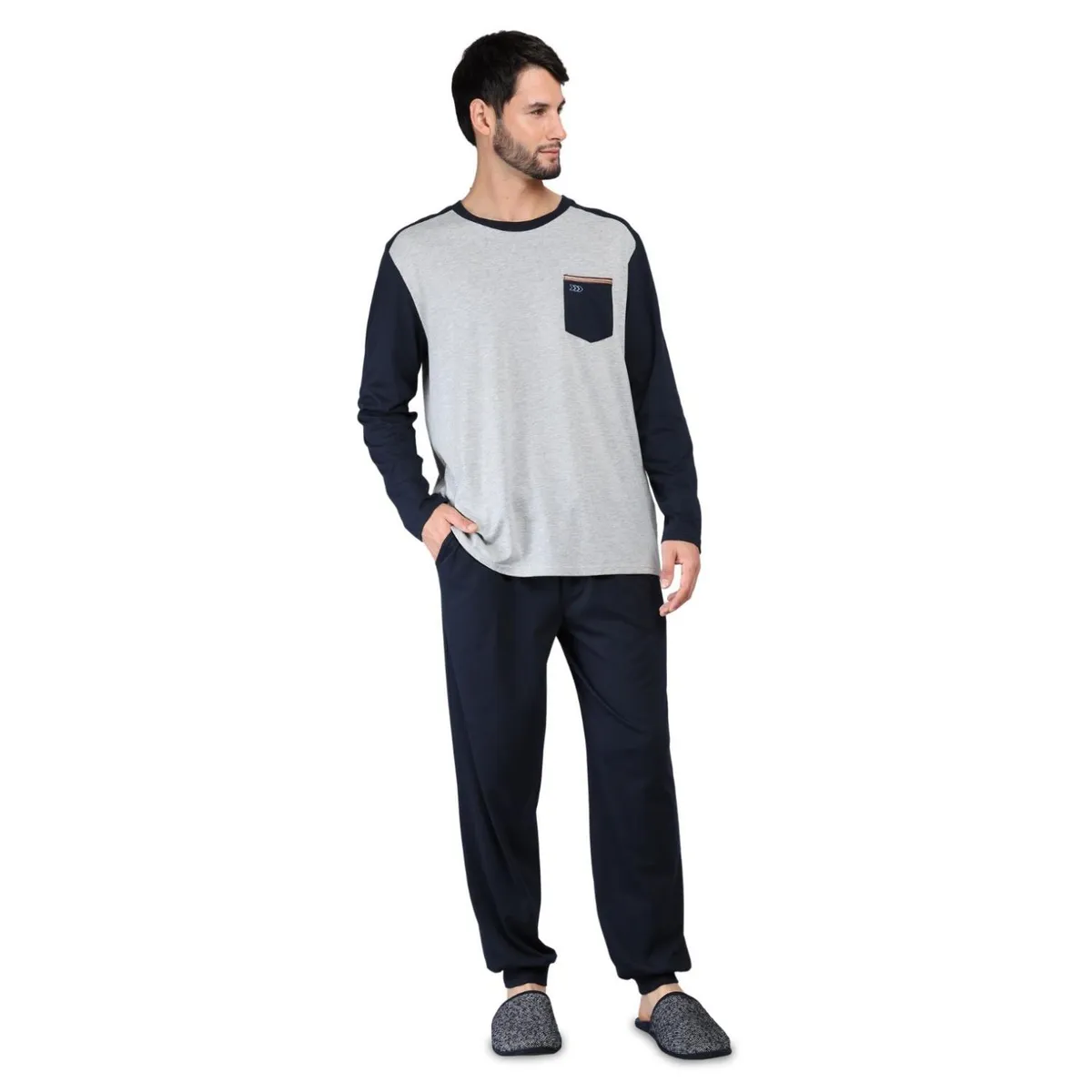ARROW - Pijama Algodón Manga Larga Hombre Arrow