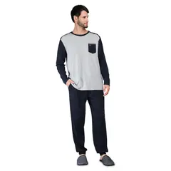 ARROW - Pijama Algodón Manga Larga Hombre