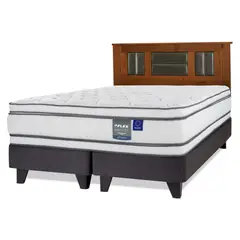 FLEX - Cama Europea Majesty 2 Plazas Respaldo Lorraine