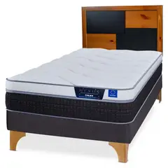 FLEX - Cama Europea Nexus 1.5 Plazas Respaldo Colonia