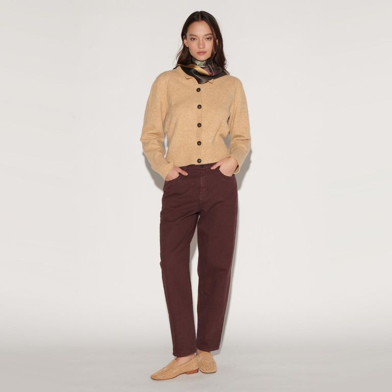 Pantalón Mom Tiro Alto Mujer