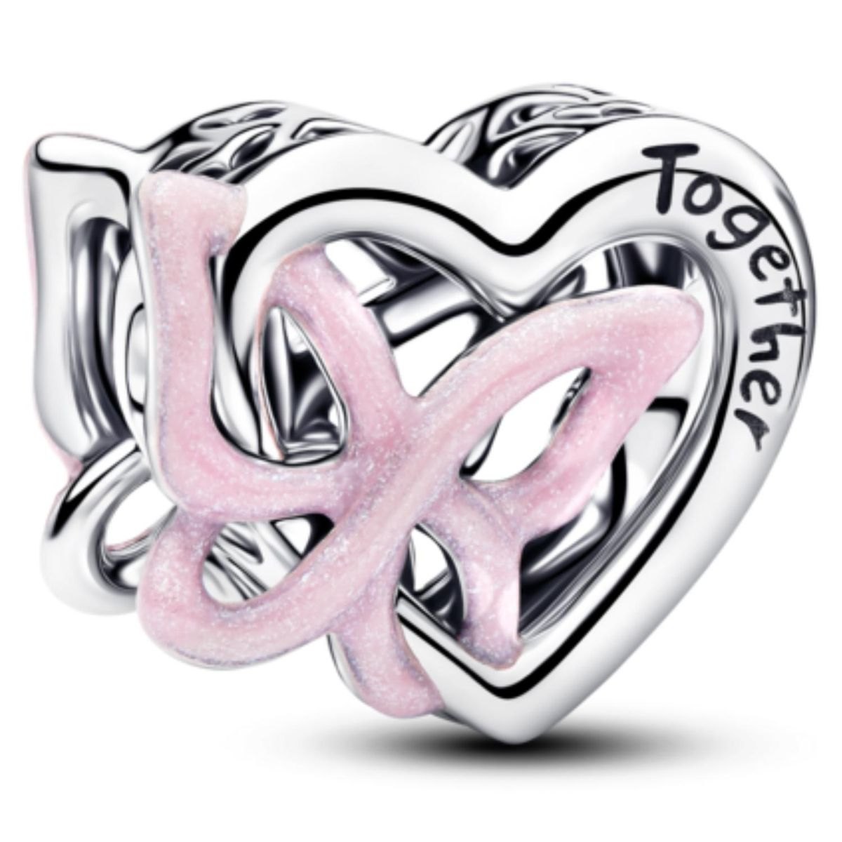 PANDORA - Charm Corazón y Mariposa Entrelazados Mujer Pandora