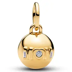 PANDORA - Charm de Broche Esfera Mamá Mujer