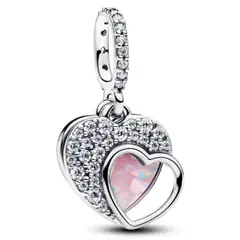 PANDORA - Charm Colgante Doble Hermosa Mamá Mujer