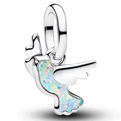 PANDORA - Mini Charm Colgante Paloma Blanca Mujer