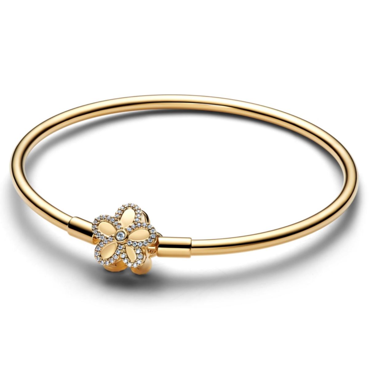 PANDORA - Brazalete Flor de Pavé Mujer Pandora