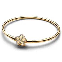 PANDORA - Brazalete Flor de Pavé Mujer
