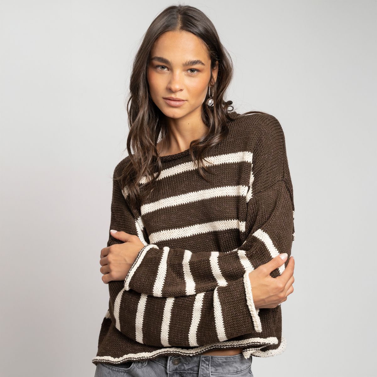 LOLITA LPK - Chaleco Breda Café/crudo Mujer Lolita LPK