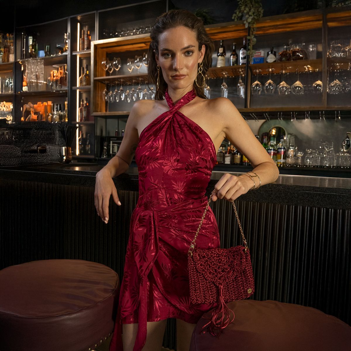 LA MURA - Vestido Halter Isabel Mujer La Mura