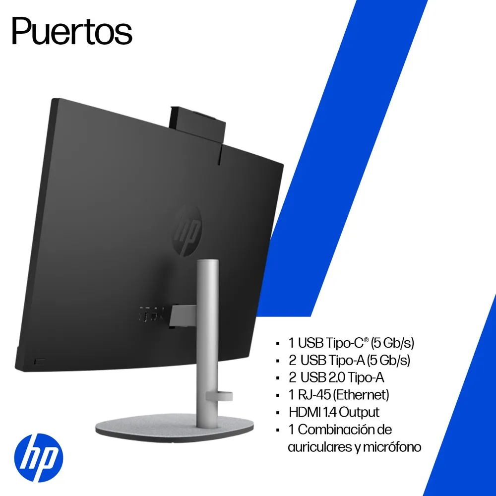 HP All-in-One 24-cr0336la Intel Core i3 8GB 512GB 23.8" Negro, foto 10