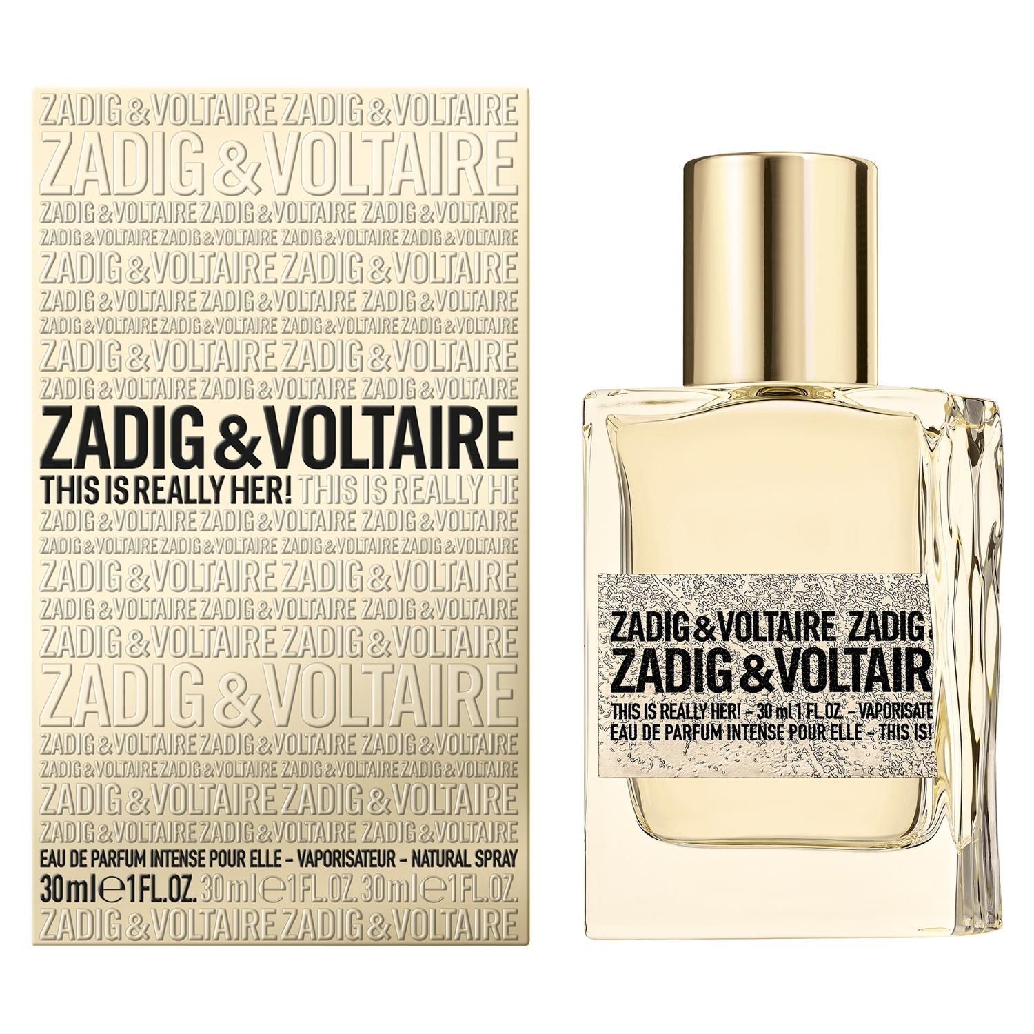 ZADIG&VOLTAIRE THIS IS HER!オードパルファン 30ml ZADIG AND VOLTAIRE Perfume Mujer Zadig & Voltaire This Is Really