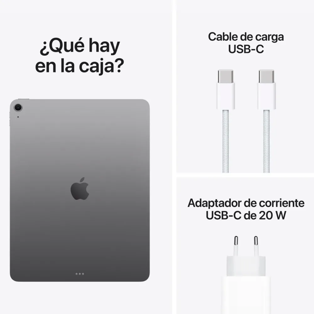 Apple iPad Air 13" M4 256GB Wi-Fi Gris Espacial, foto 10