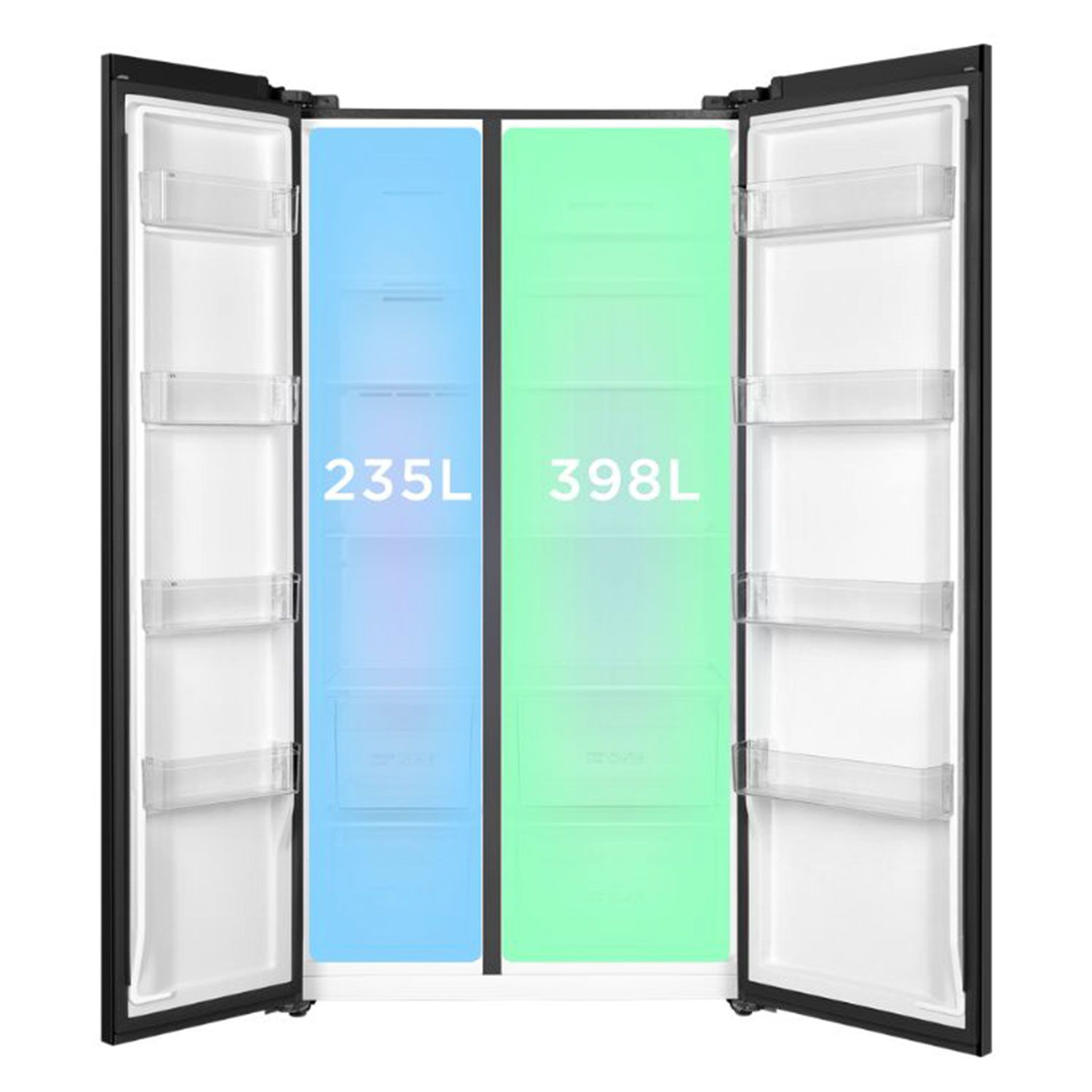 TCL Refrigerador Side by Side No Frost 633 Litros con Dispensador