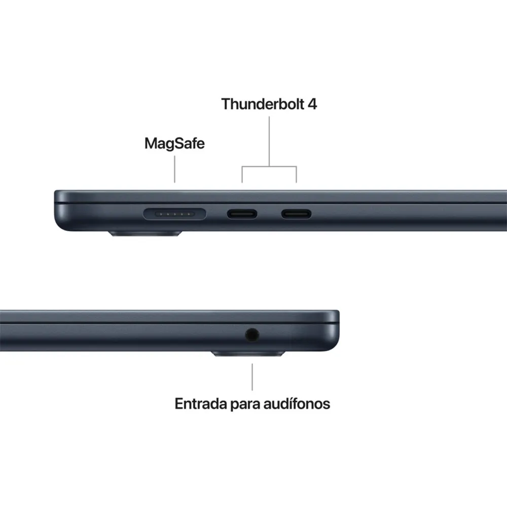 MacBook Air 15.3" (Chip M5 (10n CPU, 10n GPU), 16GB RAM) - Medianoche / 1 TB, foto 6
