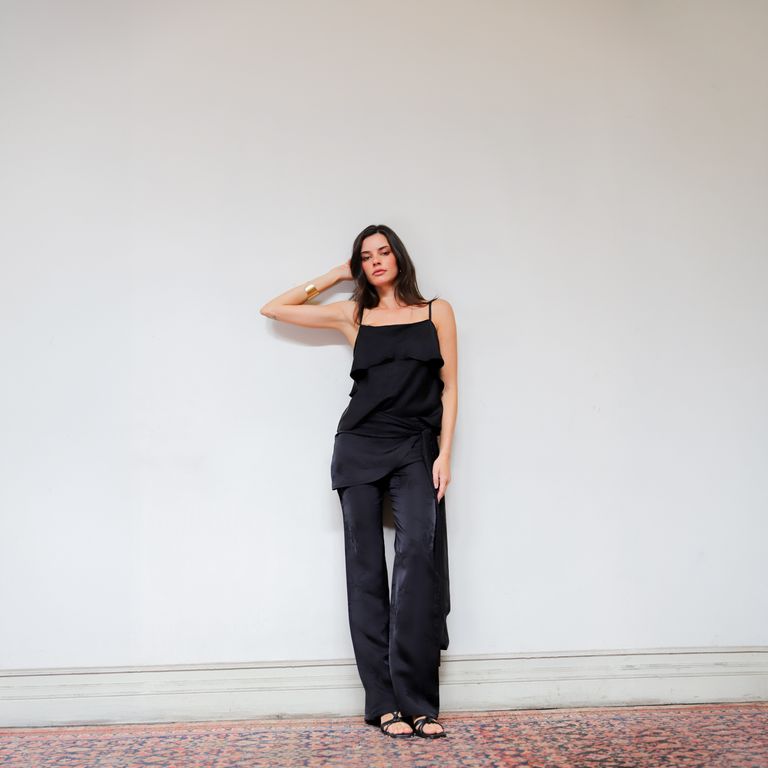 MARINA MIA Pantalón Colomba Negro Mujer