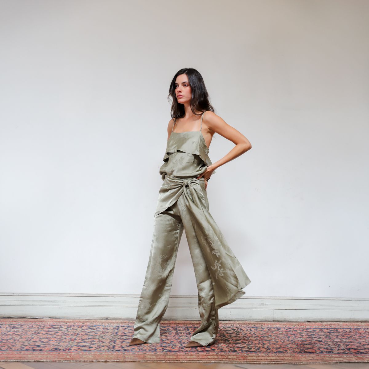 MARINA MIA - Pantalón Colomba Militar Mujer Marina Mia