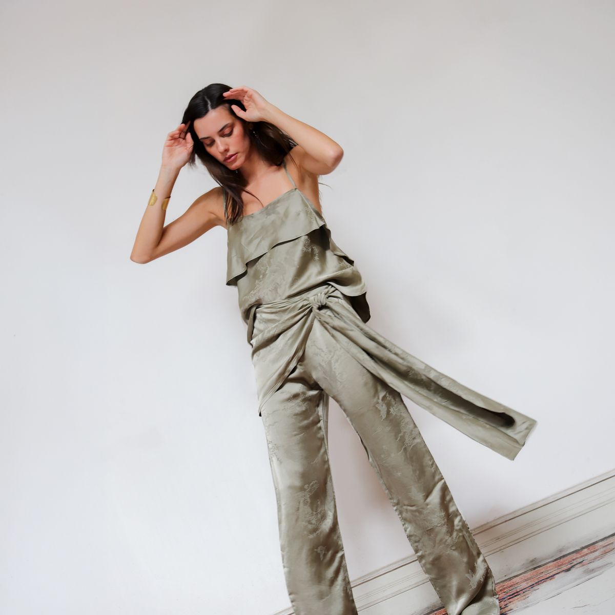 MARINA MIA - Pantalón Colomba Militar Mujer Marina Mia