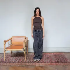 MARINA MIA - Pantalón Tiro Medio Mujer