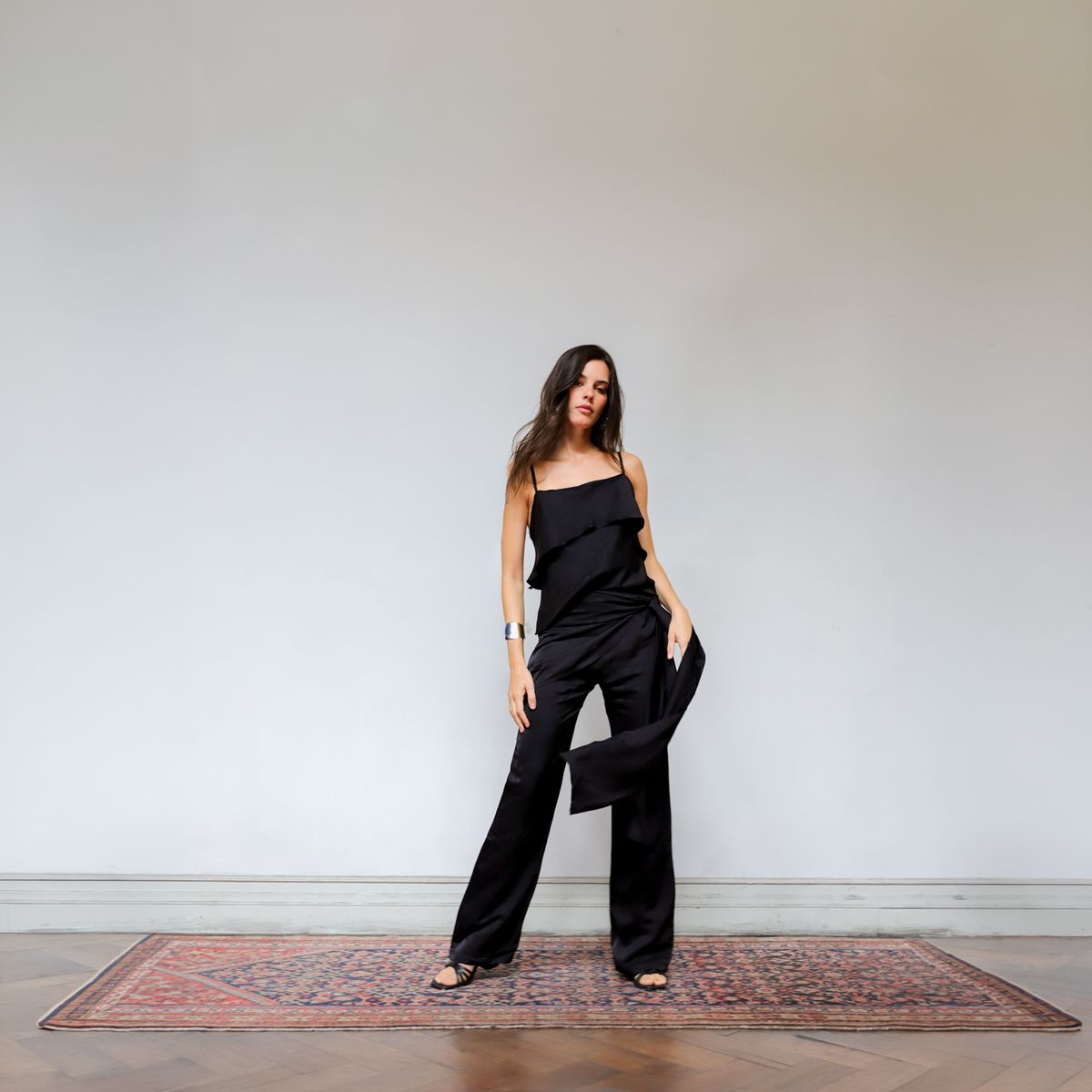 MARINA MIA - Blusa Colomba Negro Mujer Marina Mia