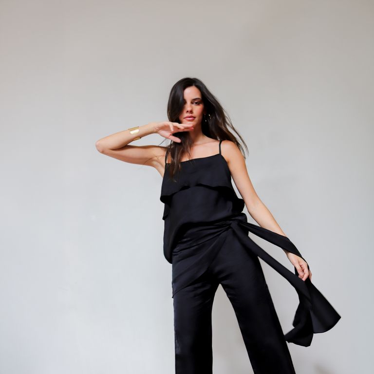 MARINA MIA Blusa Colomba Negro Mujer