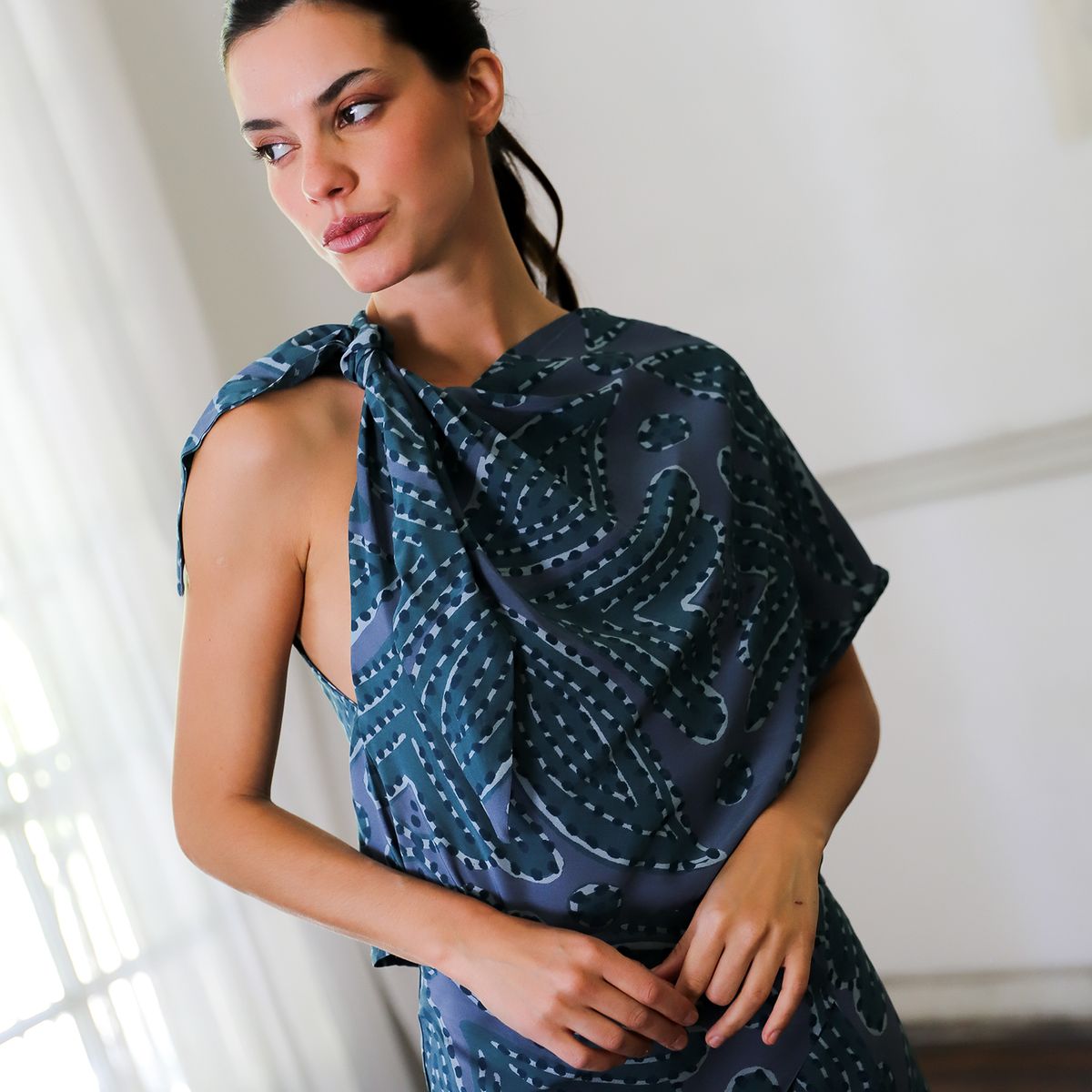 MARINA MIA - Blusa Triana Indigo Marina Mia